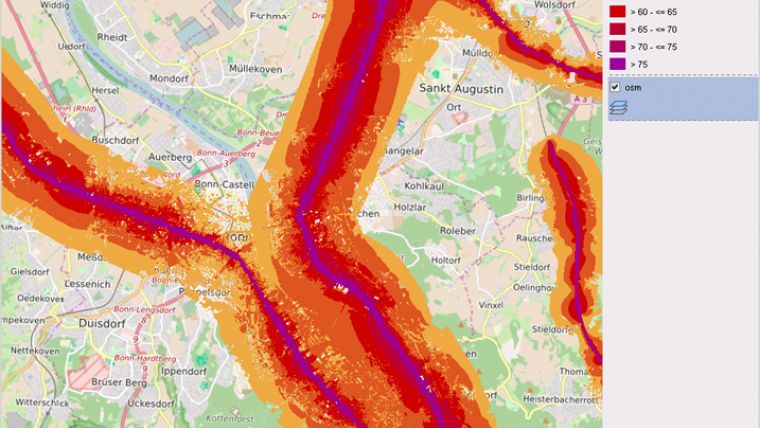 Noise Maps Created for German Federal Railway Authority
